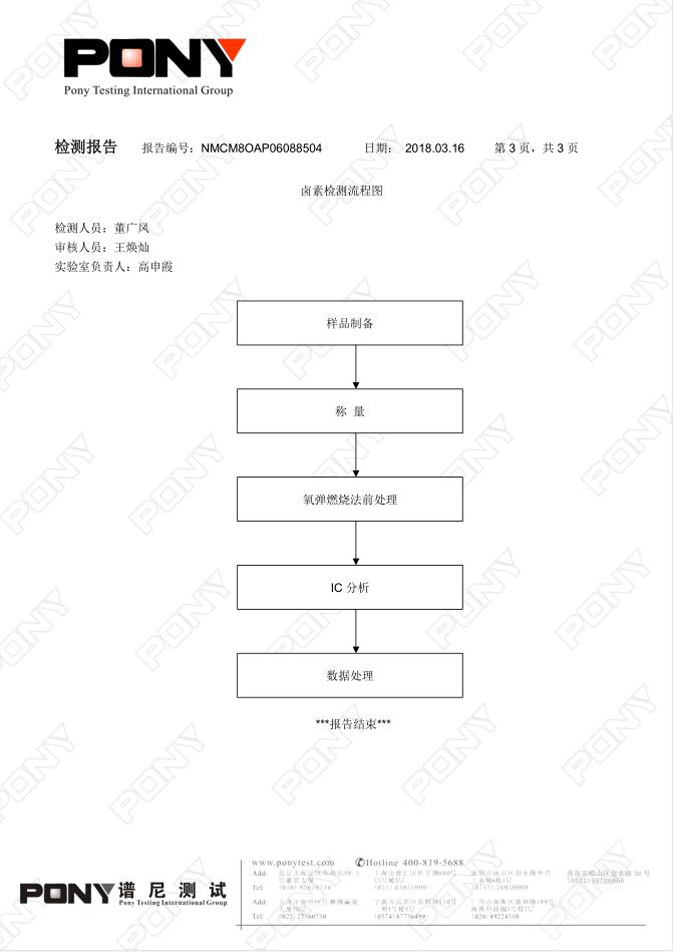 無堿玻纖纖維（T635C）泰山玻纖 檢測(cè)報(bào)告 03